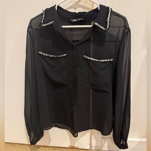 ZARA Blouse 🖤